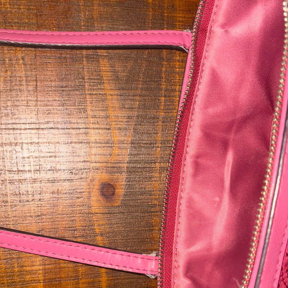 Coach Y2K Fuchsia Quilted Nylon Monogram Tote Bag - Picture 14 of 16